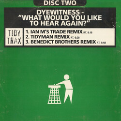 Dyewitness What Would You Like To Hear Again? USED VINYL 12INCH