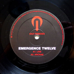 Grovskopa Emergence Seven (Remixes) USED VINYL 12INCH 33 S RPM