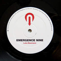 Luka Baumann Emergence Nine USED VINYL 12INCH 33 S RPM 45 RPM
