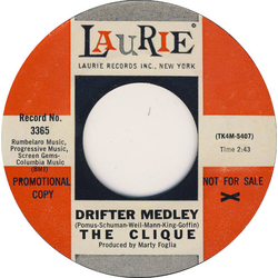 The Clique (17) Drifter Medley / Sun Come Up Vinyl 7" USED