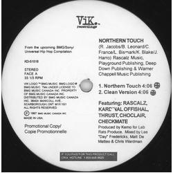 Rascalz / Kardinal Offishall / Thrust (5) / Choclair / CheckMate (3) Northern Touch Vinyl 12" USED