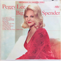 Peggy Lee Big Spender Vinyl LP USED