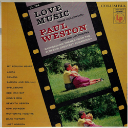 Paul Weston And His Orchestra Love Music From Hollywood Vinyl LP USED