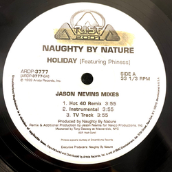 Naughty By Nature / Phiness Holiday (Jason Nevins Mixes) Vinyl 12" USED