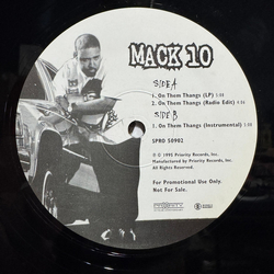 Mack 10 On Them Thangs Vinyl 12" USED