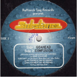 Substance (2) Goahead / Confusion USED VINYL 12INCH 45 RPM