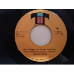 Harrison Jones (2) But Tonight I'm Gonna Love You Vinyl 7" USED