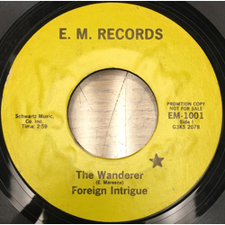 Foreign Intrigue The Wanderer Vinyl 7" USED