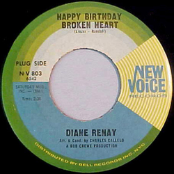 Diane Renay Happy Birthday Broken Heart Vinyl 7" USED