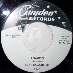 Clint Ballard Jr. The Secret / Stompin' Vinyl 7" USED
