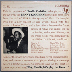 Charlie Christian / Benny Goodman Sextet / Benny Goodman And His Orchestra With The Benny Goodman Sextet And Orchestra Vinyl LP USED