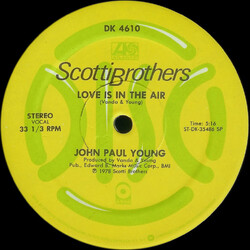John Paul Young Love Is In The Air USED VINYL 12INCH 33 S RPM SINGLE