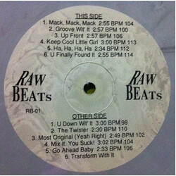 Raw Beats Raw Beats USED VINYL 12INCH