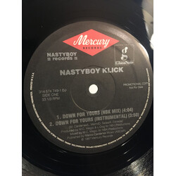 Nastyboy Klick Down For Yours USED VINYL 12INCH 33 S RPM PROMO