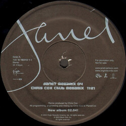 Janet Jackson Janet Megamix 04 USED VINYL 12INCH 33 S RPM PROMO
