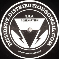S.C.S. Redemption USED VINYL 12INCH SINGLE SIDED LIMITED EDITION 45 RPM