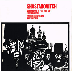 Dmitri Shostakovich / Philharmonia Orchestra / Georges Prêtre Symphony No.12  "The Year 1917" / Festival Overture Vinyl LP USED