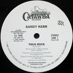Sandy Kerr Thug Rock USED VINYL 12INCH 33 S RPM PROMO