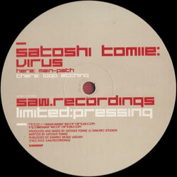 Satoshi Tomiie Virus USED VINYL 12INCH 33 S RPM SINGLE SIDED ETCHED LIMITED EDITION PROMO