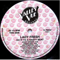 Lady Fresh Do It To A Nasty Beat / Bad 2 The Bone USED VINYL 12INCH 33 S RPM