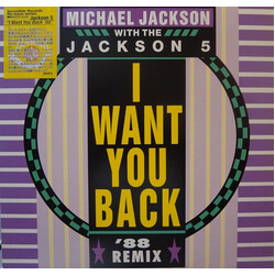 Michael Jackson / The Jackson 5 I Want You Back '88 Remix USED VINYL 12INCH 33 S RPM SINGLE REISSUE