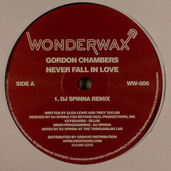 Gordon Chambers Never Fall In Love USED VINYL 12INCH 33 S RPM