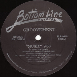 Groovement Music / Bottom Groove USED VINYL 12INCH 33 S RPM