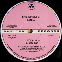 Gate-Ah The Shelter USED VINYL 12INCH 33 S RPM