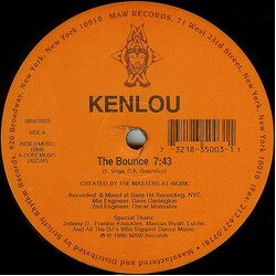 Kenlou The Bounce / Gimme Groove USED VINYL 12INCH 33 S RPM