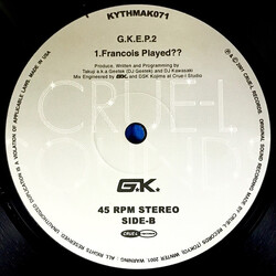 G.K. G.K.E.P.2 USED VINYL 12INCH 45 RPM EP