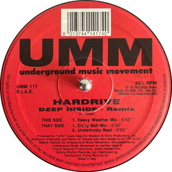 Hardrive Deep Inside (Remix) USED VINYL 12INCH 33 S RPM