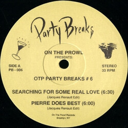 Jacques Renault OTP Party Breaks # 6 USED VINYL 12INCH 33 S RPM