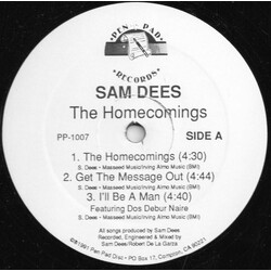 Sam Dees The Homecomings USED VINYL 12INCH EP 33 S RPM