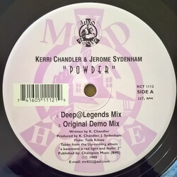Jerome Sydenham And Kerri Chandler Powder USED VINYL 12INCH 33 S RPM