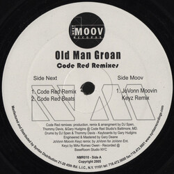 JoVonn Old Man Groan (Code Red Remixes) USED VINYL 12INCH 33 S RPM