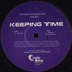 Anthony Nicholson / Miquifaye Keeping Time USED VINYL 12INCH 33 S RPM
