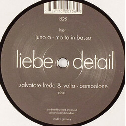 Salvatore Freda & Volta / Juno6 Bombolone / Molto In Basso USED VINYL 12INCH 33 S RPM