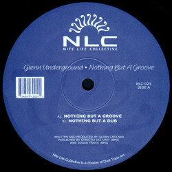 Glenn Underground Nothing But A Groove USED VINYL 12INCH 33 S RPM