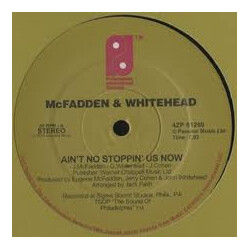 McFadden & Whitehead / The Jones Girls Ain't No Stoppin' Us Now / You Can't Have My Love USED VINYL 12INCH 45 RPM STEREO