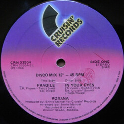 Roxana Fragile / In Your Eyes USED VINYL 12INCH 45 RPM STEREO