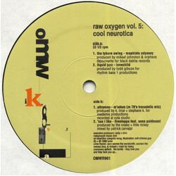 Various Raw Oxygen Vol. 5: Cool Neurotica USED VINYL 12INCH 33 S RPM