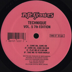 Technique (2) Vol.5 7th Edition USED VINYL 12INCH 33 S RPM