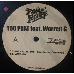 Too Phat / Warren G Just A Lil' Bit / Version USED VINYL 12INCH 33 S RPM PROMO