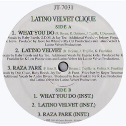 Latino Velvet Clique USED VINYL 12INCH 33 S RPM