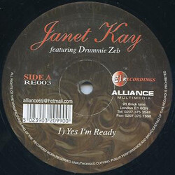 Janet Kay / Drummie Zeb Yes I'm Ready USED VINYL 12INCH 45 RPM