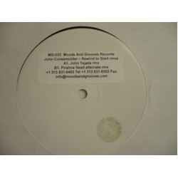 John Consemulder / Lex Empress Rewind To Start (Remixes) USED VINYL 12INCH WHITE LABEL