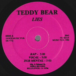The Teddy Bear Lies USED VINYL 12INCH 33 S RPM