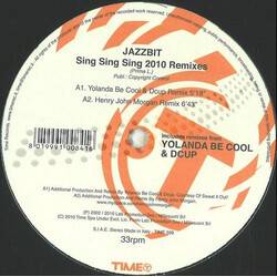 Jazzbit Sing Sing Sing 2010 Remixes USED VINYL 12INCH 33 S RPM