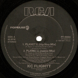 KC Flightt Planet E USED VINYL 12INCH 45 RPM STEREO