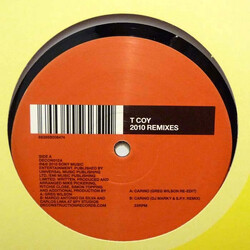T-Coy Carino (2010 Remixes) USED VINYL 12INCH 33 S RPM